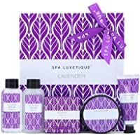 Spa Luxetique Set de Spa a Lavanda- Set de Regalo para Mujer- Caja de Regalo Pequeño para Ella- Con Crema de Manos…